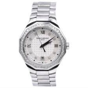Baume & Mercier Diamond Bezel Mother Of Pearl Watch